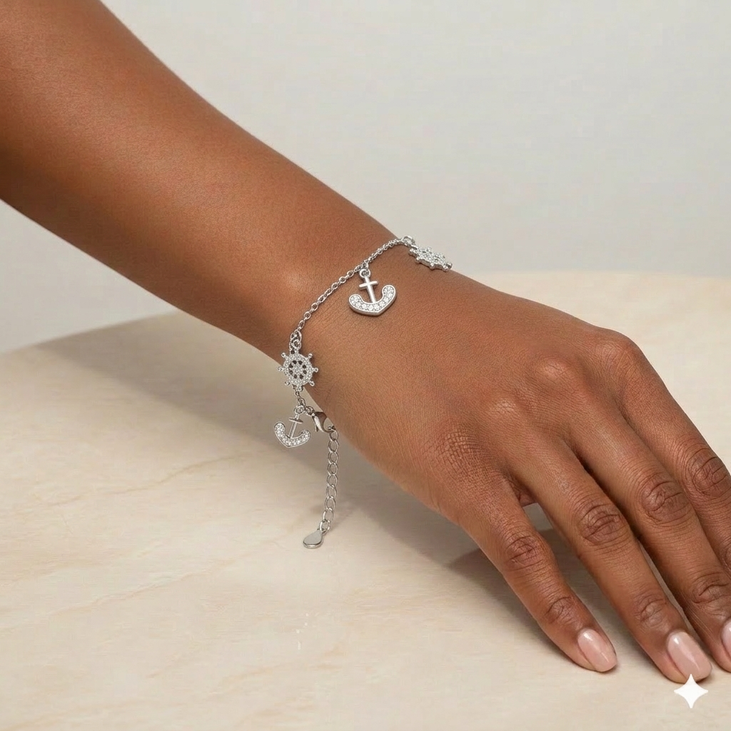 925 Silver Sailing Bracelet
