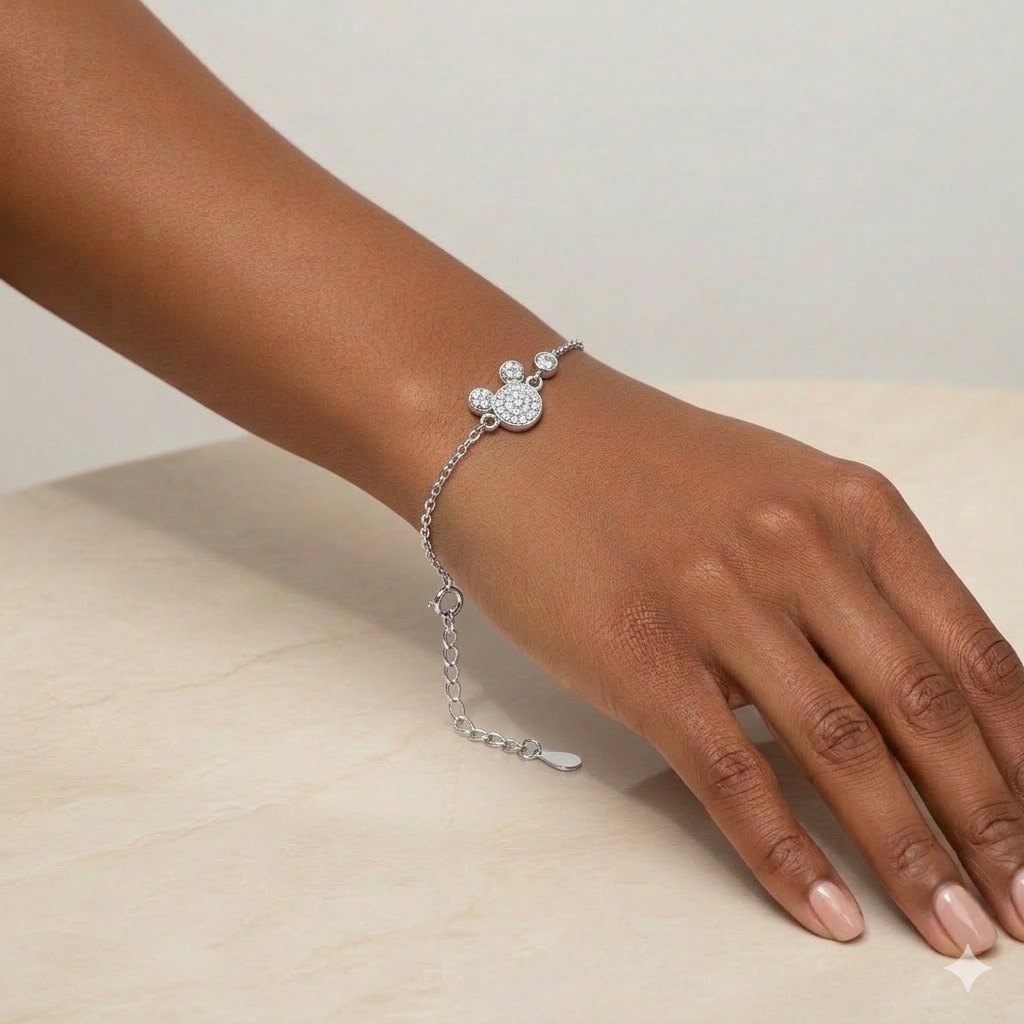 925 Silver Mickey Bracelet