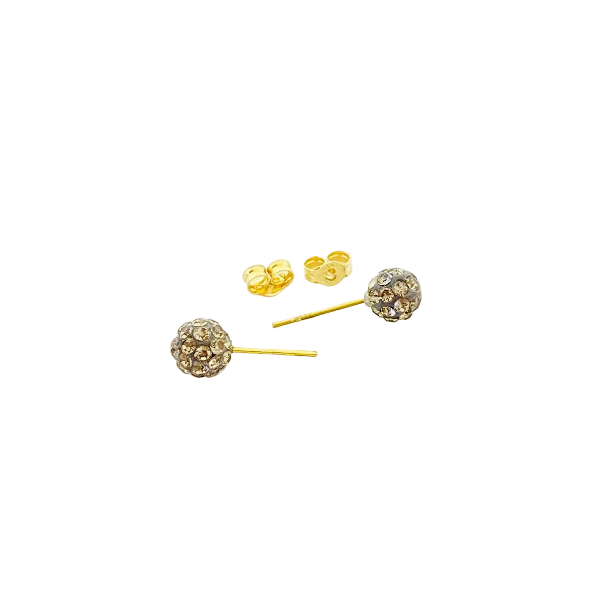 18k Gold Swarovski Multi Color Earrings - Embellish Gold
