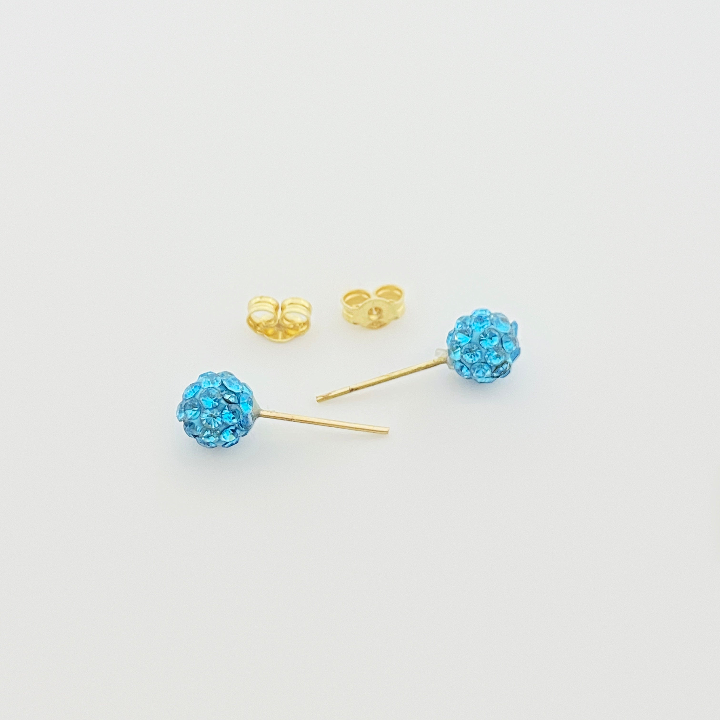 18k Gold Swarovski Multi Color Earrings - Embellish Gold