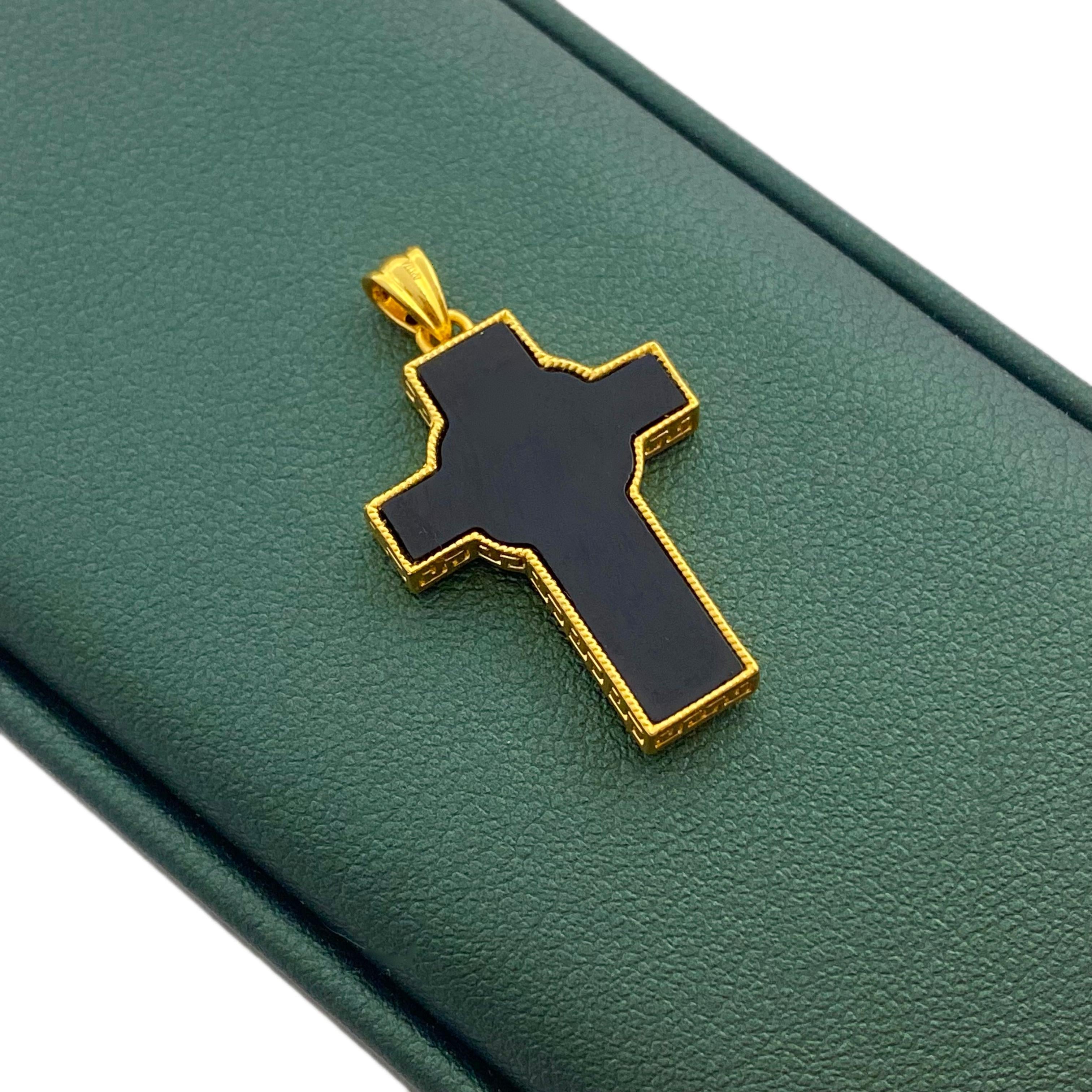 18k Gold Symbol of Belief Pendant