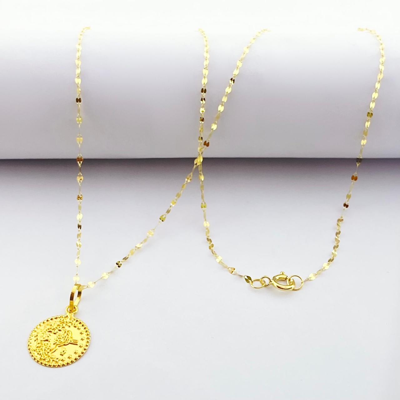 18K Real Gold  Life of Tree Necklace - Embellish Gold