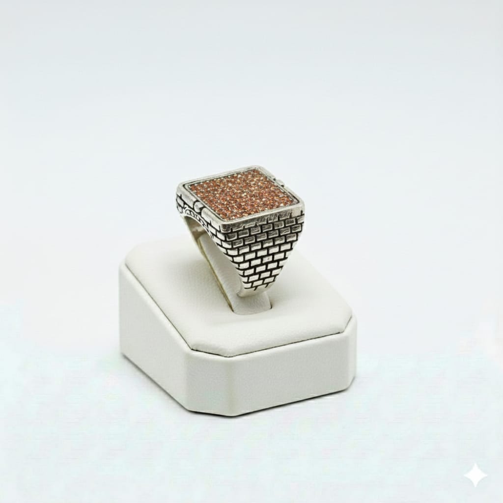 925 Silver Flip Ruby Stone Ring